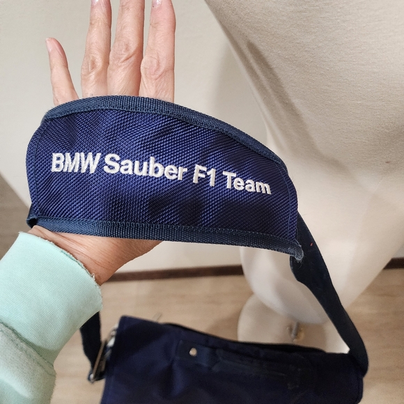 Vintage BMW Sauber F1 Racing Team Messenger Bag Shoulder Bag Travel Canvas - Picture 4 of 14